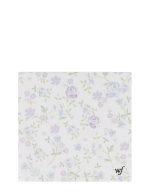 Lilac and Blue Floral Sticky Notes