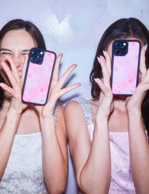 Sandy Liang – Starry Plaid iPhone Case