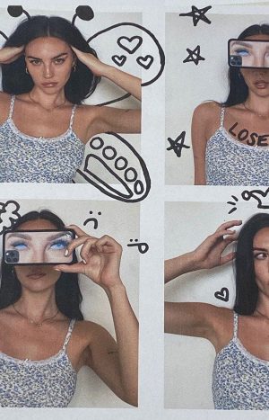 Sydney Carlson Eyes iPhone Case