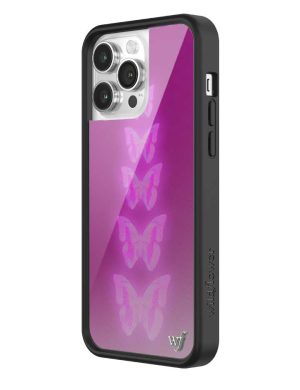 Neon Butterfly iPhone Case