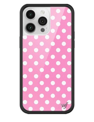 Pink Polka Dots iPhone Case