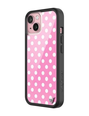 Pink Polka Dots iPhone Case