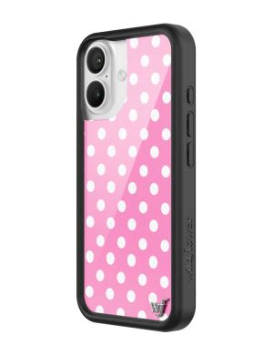 Pink Polka Dots iPhone Case