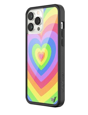 Rainbow Latte Love iPhone Case