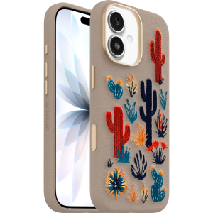 iPhone 17 Case
            
                Symmetry Series Cactus Leather Embroidery