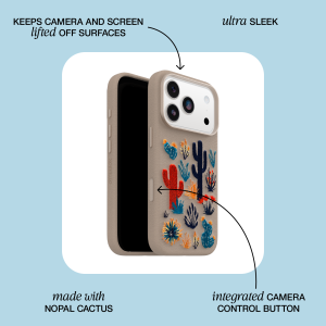 iPhone 17 Pro Case
            
                Symmetry Series Cactus Leather Embroidery